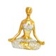 thumbnail image 4 of Figura de yoga de mujer, artesanía, versátil, decorativa, de resina, para decoración de estantes. Meditación, 4 of 9