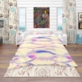thumbnail image 2 of Designart 'Imprints of Flying Bird Feathers' Southwestern Duvet Cover Set, 2 of 4