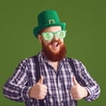 thumbnail image 4 of 8 accesorios para el Día de San Patricio Gafas de sol de plástico verdes para decoraciones de la fiesta de San Patricio, 4 of 8
