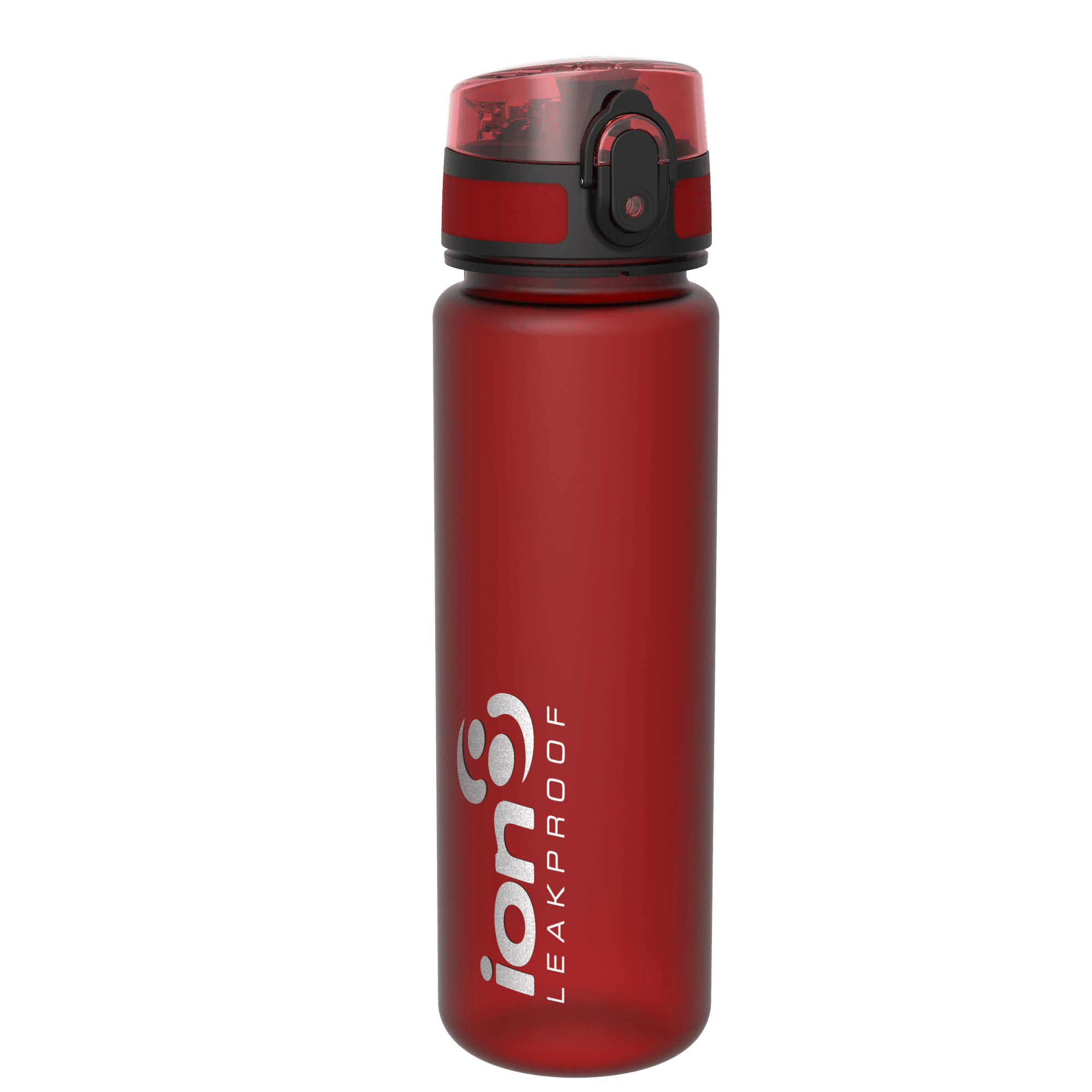 Ion8 Slim Leak Proof BPA Free Water Bottle, 18 oz, Frosted Chilli Red