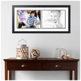thumbnail image 2 of ArtToFrames Collage Photo Picture Frame with 2 - 10x13 Openings, Framed in Black with Super White and Black Mats (CDM-3926-53), 2 of 8
