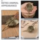 thumbnail image 3 of unbranded Adorno De Latón Dorado Con Animal Y Artesanía China Para De Escritorio, 3 of 7
