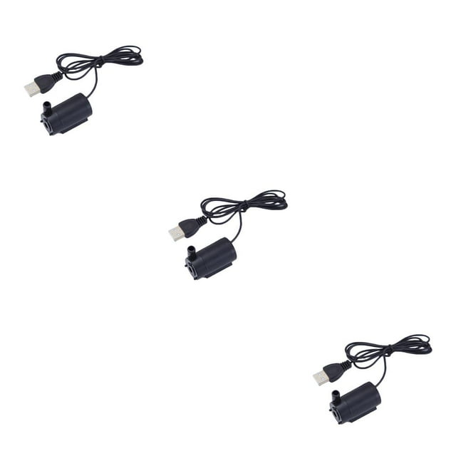Methold Mini bomba de agua sumergible USB sin escobillas, superficie lisa de bajo ruido para peceras, bombas de jardín, 1,8a CC, 5V, doméstico, Type4 NO4 Methold CBP093989
