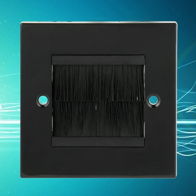 Placa de pared ANGGREK negro blanco ABS