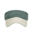 thumbnail image 4 of Umfun Women's Washed Cotton Visor Hat, Casual Solid Color Sun Visor for Daily and Sports, Adjustable Two-Tone Cap for Summer, 4 of 8