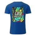 thumbnail image 6 of Mens Shirts Oversize Spring And Summer Trend Young Large Size Back Pattern Printing Short Sleeve Blue Workout Tops Sizes XL, 6 of 6