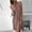 Khaki, variant on summer dress Women's Summer Halter Neck Loose Irregular Hem Casual Dress Beach Dress Sleeveless Maxi dress Halter Navy Blue