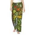 thumbnail image 2 of Lsque Camping 1 Print Women's Pajama Pants, Lounge Pant - Comfortable Home Wear,Elastic Waistband, Stylish Design-Large, 2 of 9