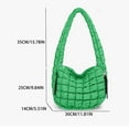 thumbnail image 2 of Hvyesh Quilted Puffer Tote Bag Large Crossbody Shoulder Bag with Zipper, Nylon Bubble Handbag Carryall Bag for Women, 2 of 5