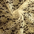 thumbnail image 2 of Raschel Lace Fabric 60" Wide Polyester French Floral by the yard (Beige), 2 of 3