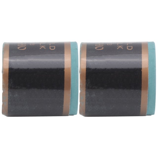 Pool Chalk, 2Pcs 0.94x0.91in No Slip Billiard Cue Tips Chalk Pool Table Stick Chalk Pool Cue Chalk Billiard Chalk Rounded Applicator Shape for Snooker and Pool Cue