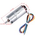 thumbnail image 4 of 1 Set GM25-370 350RPM Eje de Forma D Motor de Engranaje de 6 Cables con Codificador y Rueda, 4 of 5