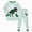 R599-Green, variant on NOLDARES Toddler Baby Girl Fall Winter Clothes Outfits Funny Print Graphic Girl Fall Sweatshirt Pant Set(Beige,7-8 Y)