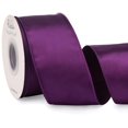 thumbnail image 1 of Cinta decorativa Ribbli satinada con alambre de 6,35 cm x 18 m, color morado, 1 of 4