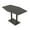 Asian Night w/Matte Black Base, variant on Hexagon Bistro Height Meeting Table Double Metal Base 46x72 Bar Table