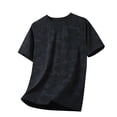 thumbnail image 3 of ALLLIST Black Mens Tops Under $10 Short Sleeve Crew Neck Graphic Casual T-Shirts Cooling Breathable Mans Tees, 3 of 3