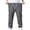 Grey, variant on Mens Baggy Jeans Stretch Denim Wide Leg Trousers Loose Fit Casual Pants Elastic Waisted Denim Pants for Men with Drawstring Streetwear Blue L