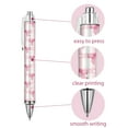 thumbnail image 5 of 22 Pieces Cute Pink Bow Stuff,10 Pink Coquette Bow Pens and 12 Pads Bow Sticky Notes,Black Ink Ballpoint Pens for Christmas Birthday Party  Gift Women Office Home Supplies, 5 of 5