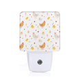 thumbnail image 1 of Balery Funny Chicken Luz Nocturna LED con Sensor Automático, Enchufe con Sensor Crepuscular, Luz Suave de 0.5W para Dormitorio, Pasillo, Baño-EU, 1 of 7