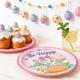 thumbnail image 5 of Set de suministros para fiesta de Pascua | Platos, vasos y servilletas de papel con temática de conejito y huevo | 10 platos, 10 vasos, 20 servilletas | Vajilla desechable para niños, decoraciones y, 5 of 6