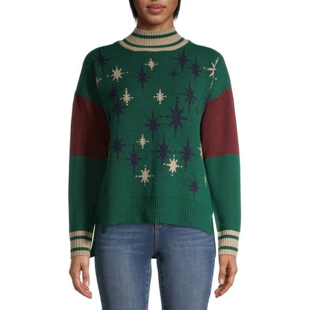 EV1 from Ellen DeGeneres Women’s Starlight Mockneck Sweater
