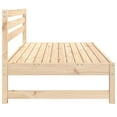 thumbnail image 5 of vidaXL Patio Middle Sofas 2 pcs 47.2"x31.5" Solid Wood Pine, 5 of 7