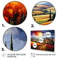 thumbnail image 3 of Designart "Vineyards of Tuscany, Italy IV" Italy Floater Framed Wall Art Print, 3 of 7
