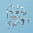 thumbnail image 2 of XISAOK 12pcs/lot Mixed Alloy Charms Antique Silver Color Scissors Pendants Jewelry, 2 of 6
