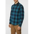 thumbnail image 2 of O'Neill Mens Redmond Plaid Stretch Flannel Navy plaid M, 2 of 4