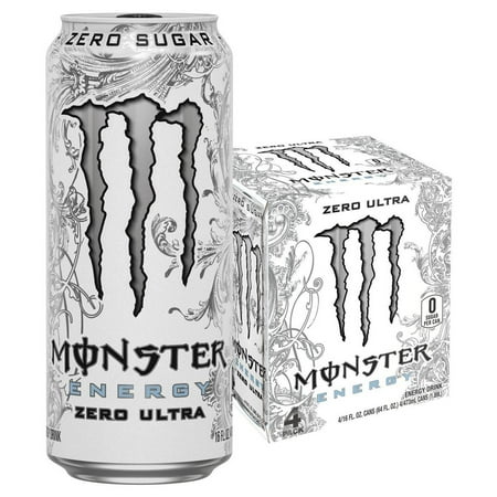 2X – Monster Zero Ultra Energy Drink – 4pk/16 fl oz Cans 2X – Monster Zero Ultra Energy Drink – 4pk/16 fl oz Cans