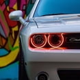 thumbnail image 3 of Oracle Lighting 2015-2023 Fits Dodge Challenger Colorshift Headlight Halo Kit Surface Mount 3990-332, 3 of 12