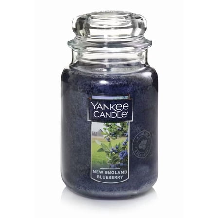 Yankee Candle New England Blueberry Large Original  Classic Jar Candle