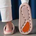 thumbnail image 4 of Cozy Water Slide In Home Slippers For Couples Open Toe Indoor Bath Spa Slippers With Sole, 4 of 7
