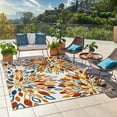 thumbnail image 6 of Kalari Danai Indoor/ Outdoor Polypropylene Ivory Flat Weave Area Rug, 8x10, 6 of 6