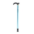 thumbnail image 2 of Sioweci Walking Stick with Ergonomic Handle 2 Section Length Adjustable Stable Anti-Skid Crutch Hiking Cane for Women Men Blue, 2 of 13