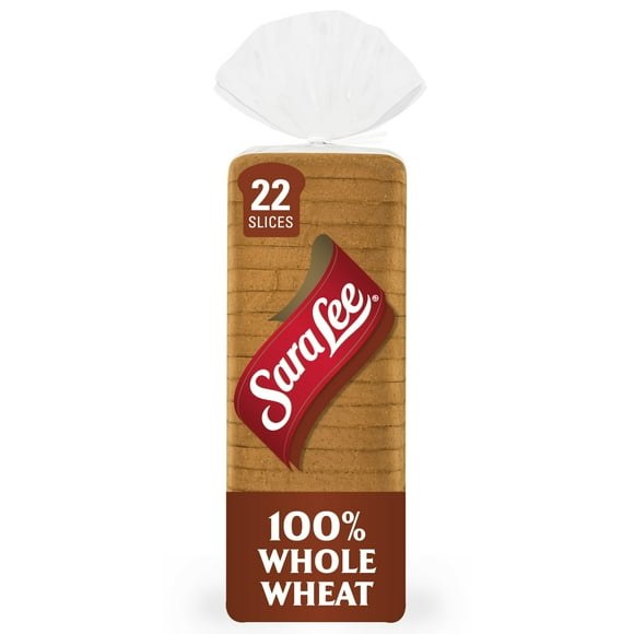 Sara Lee 100% Whole Wheat Sandwich Bread, 20 Oz Loaf of Wheat Bread