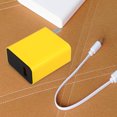 thumbnail image 1 of CTIRCHIU Yellow Plastic Secret Case Charger Plug Hidden Safe Box for Secure Storage, 1 of 7