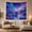 Aurora Waterfall, variant on Moonlit Waterfall Under Colorful Aurora Sky, Dreamy Fantasy Style for Space Lovers, Galaxy Wall Art, Housewarming Gift, Tapestry Wall Hanging for Bedroom and Dorm