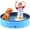 Blue, variant on Niubya 47'' x 12'' Foldable Dog Swimming Pool, Small swimming pool,Portable Bath Tub for Pets Indoor and Outdoor(Gray)