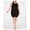 black, variant on Soprano Womens Spaghetti Strap Bodycon Dress, Black, Plus Size, 2X