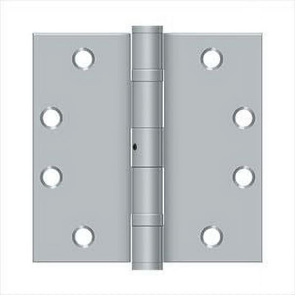 Deltana S45bbnu Commercial 4.5" X 4.5" Square Corner Ball Bearing Mortise Hinge - Nickel