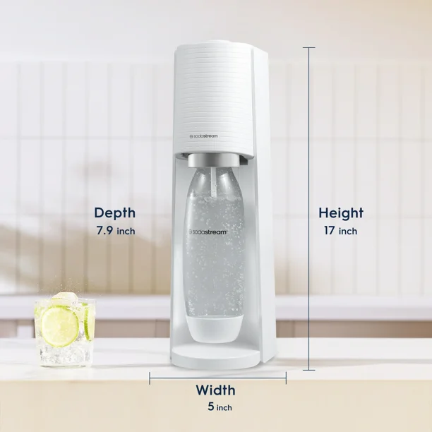 SodastreamTerra (White) Sparkling Water Maker with CO2 and