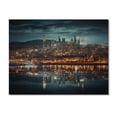 thumbnail image 3 of Designart "Beautiful Cityscape of Barcelona III" Barcelona Print on Natural Pine Wood, 3 of 5