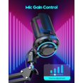 thumbnail image 2 of Micrófono USB COCONISE Gaming PC con Boom Arm para podcasts de PC, 2 of 7