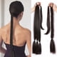 thumbnail image 2 of Extensiones de cola de caballo trenzada, extensión de cabello trenzado sintético para trenzar, postizo largo para mujer de 80 cm, 2 of 3