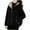 Black, variant on Winter Coats for Women Fashion Solid Color Padded Keep Warm Long Sleeve Parkas Cold Weather Commute