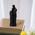 thumbnail image 2 of Figura decorativa de pareja familiar, estatua, decoración para el hogar, arte, amor para la sala de estar Embarazo Negro, 2 of 8