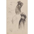 thumbnail image 2 of Édouard Vuillard 13x18 Gold Ornate Wood Frame and Double Matted Museum Art Print Titled - The Singer (ca. 1895), 2 of 4