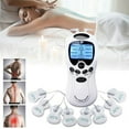 thumbnail image 2 of Electronic Pulse Massage Neck and Back Massager Muscle Stimulator - Therapy Pulse Electrical Massager Electronic Body Massage Device, Digital Tens Unit 8 Modes 8 Pads Pain Relief Machine, 2 of 12