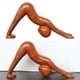 thumbnail image 5 of 3 piezas de estatuas de Pose de Yoga, de resina, decoración de pequeña sala de , adorno Gloria figuritas de yoga, 5 of 8